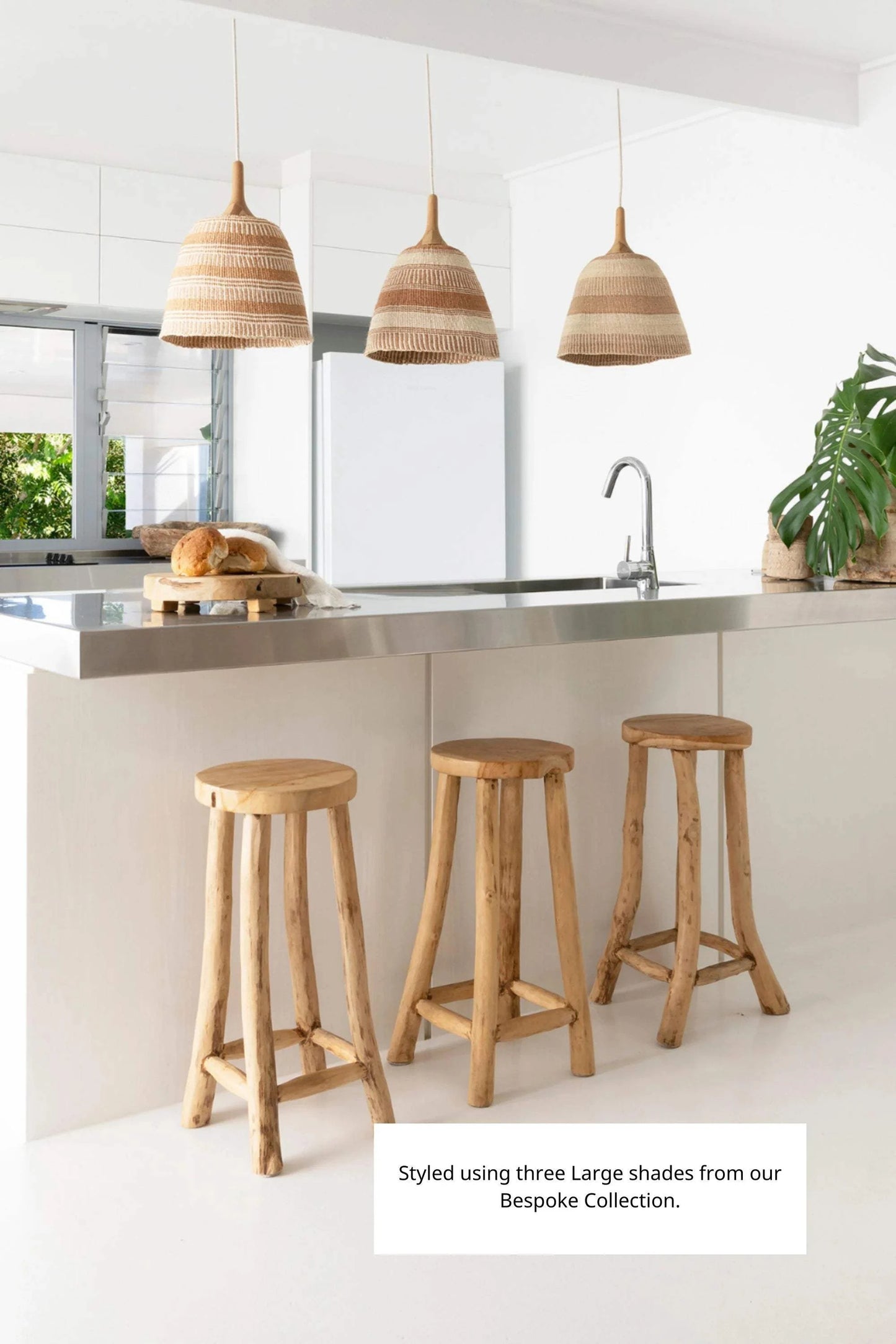 Her Hands - Bespoke Woven Pendant Lights