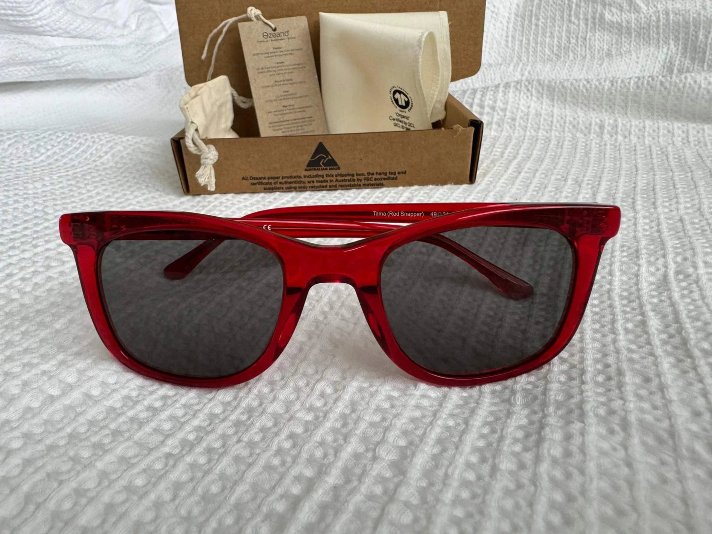 Ozeano - Tama Sunglasses, Polarised (Red Snapper)