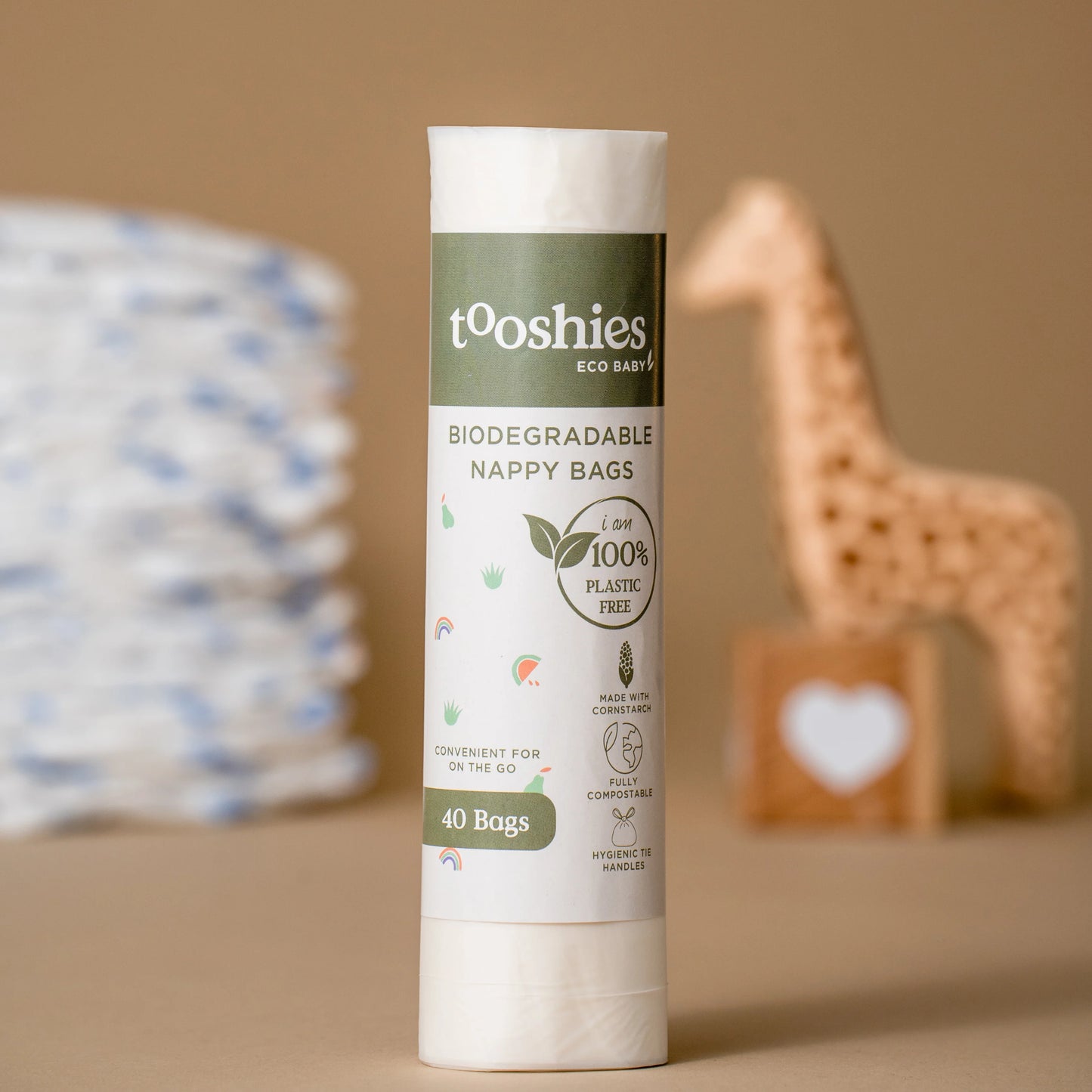 Tooshies - Biodegradable Nappy Bags