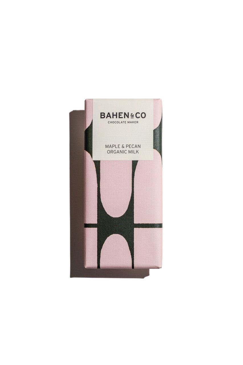 Bahen & Co - Maple & Pecan Organic Milk Chocolate Bar