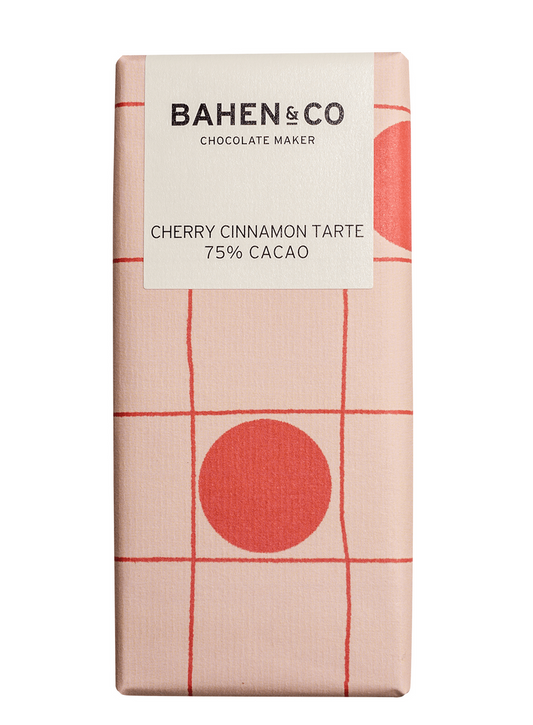 Bahen & Co - Cherry and Cinnamon Tarte Chocolate Bar