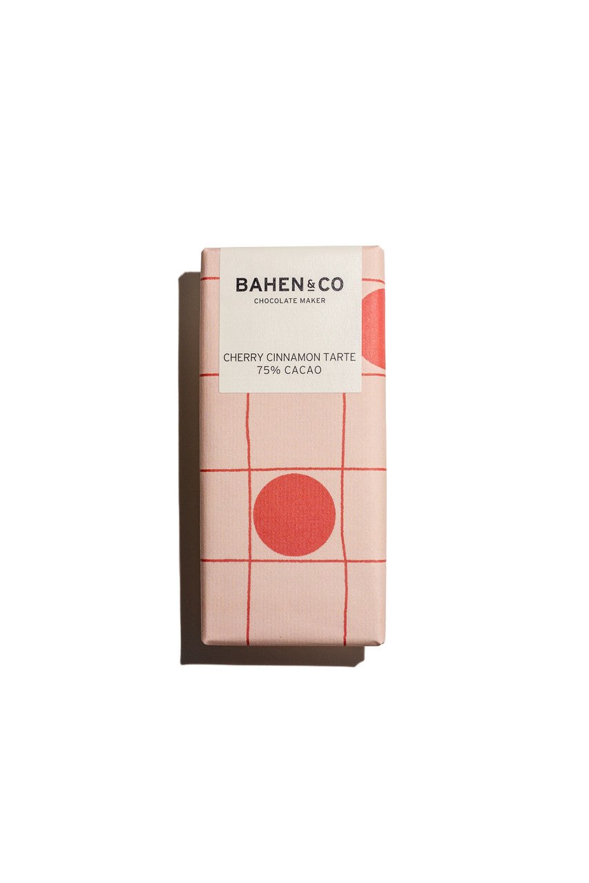 Bahen & Co - Cherry and Cinnamon Tarte Chocolate Bar