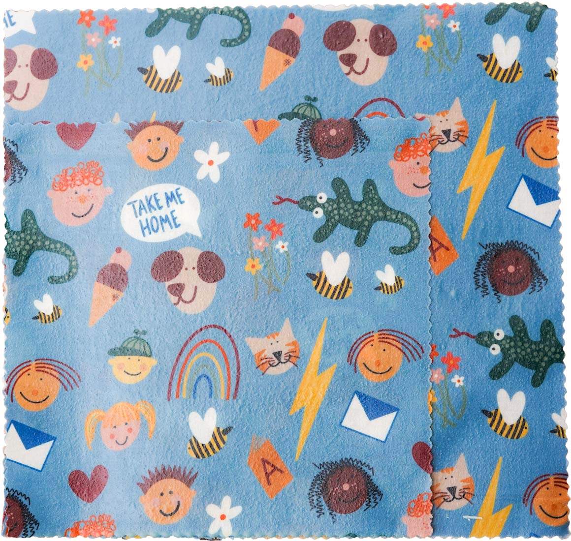 Apiary Made - Kids Lunch Wraps Beeswax Wraps: Two Pack