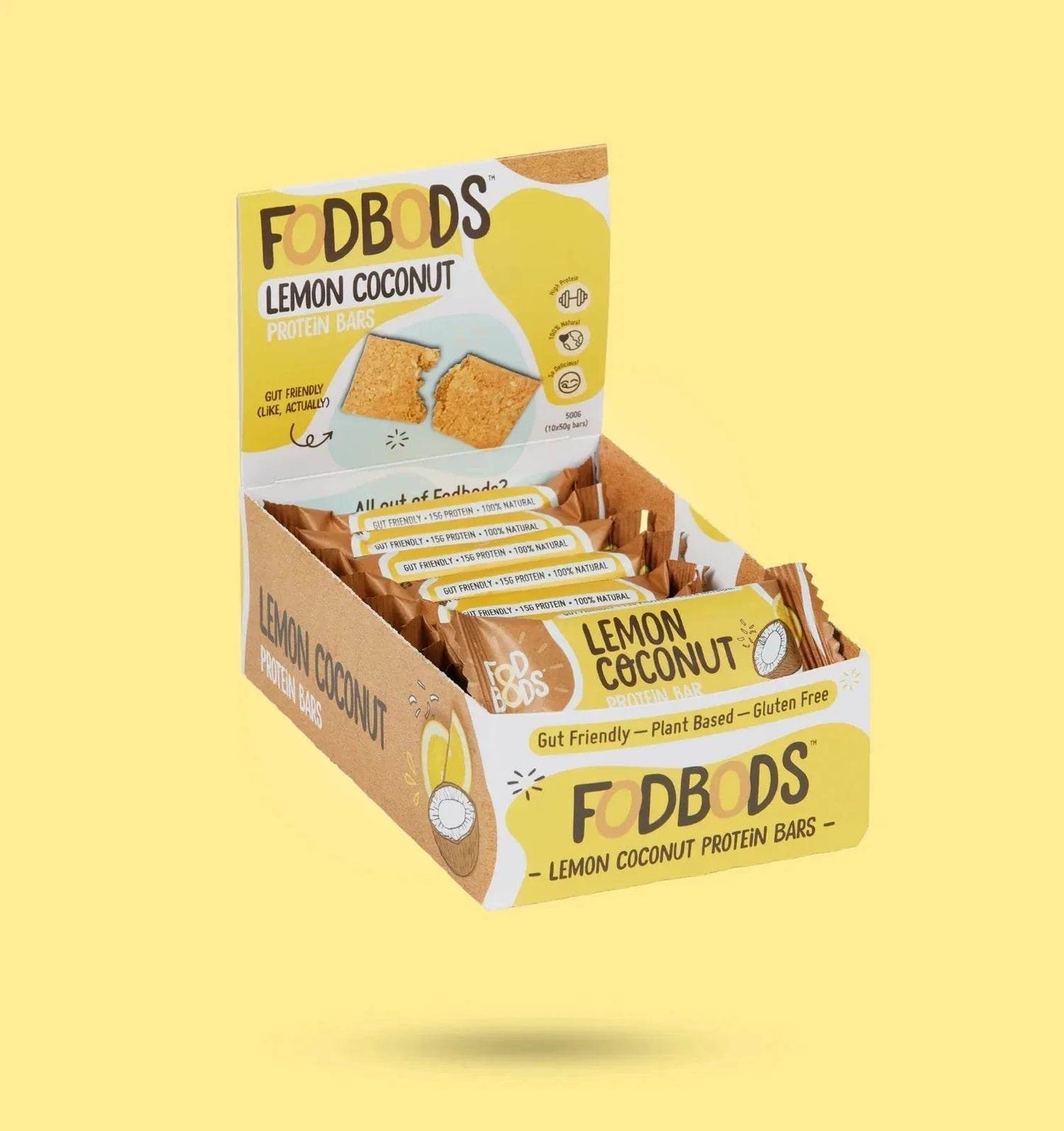 Fodbods - Lemon Coconut Protein Bar