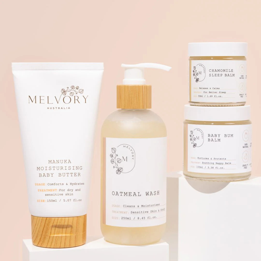 Melvory - Natural Baby Essentials Bundle