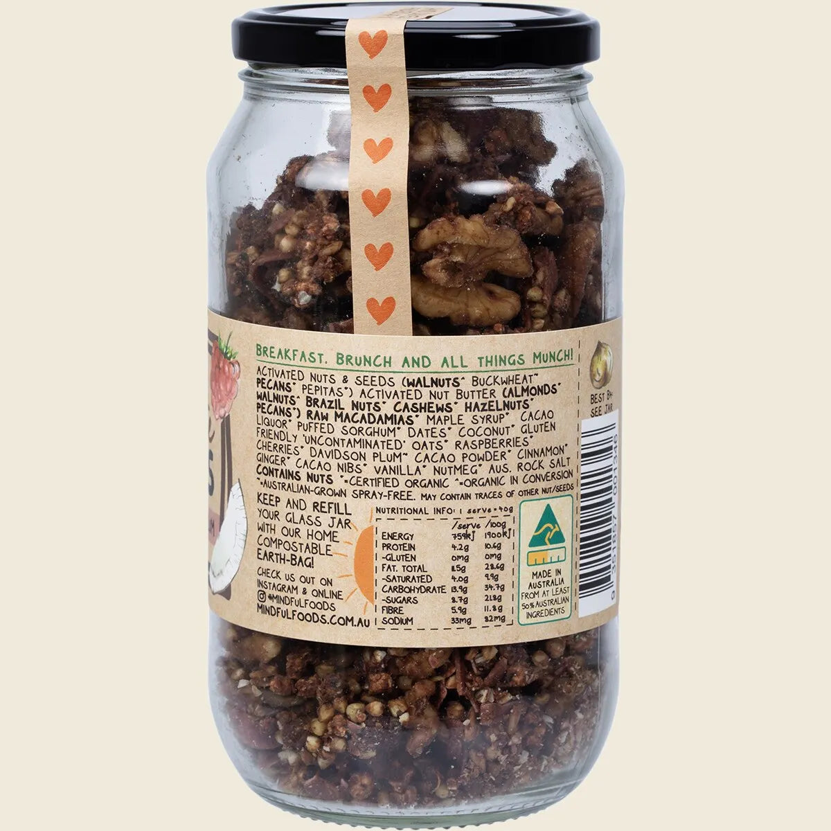 Mindful Foods - Chocolate Clusters with Davidson Plum