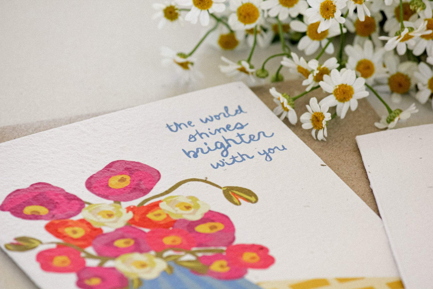 Hello Petal - Brighter with you Plantable Card