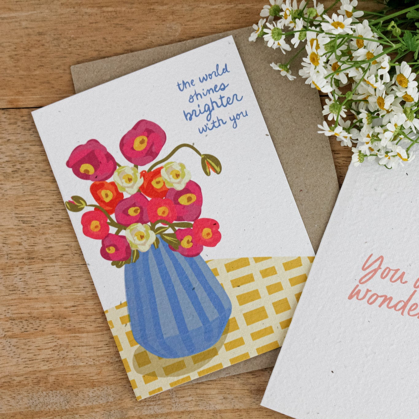 Hello Petal - Brighter with you Plantable Card