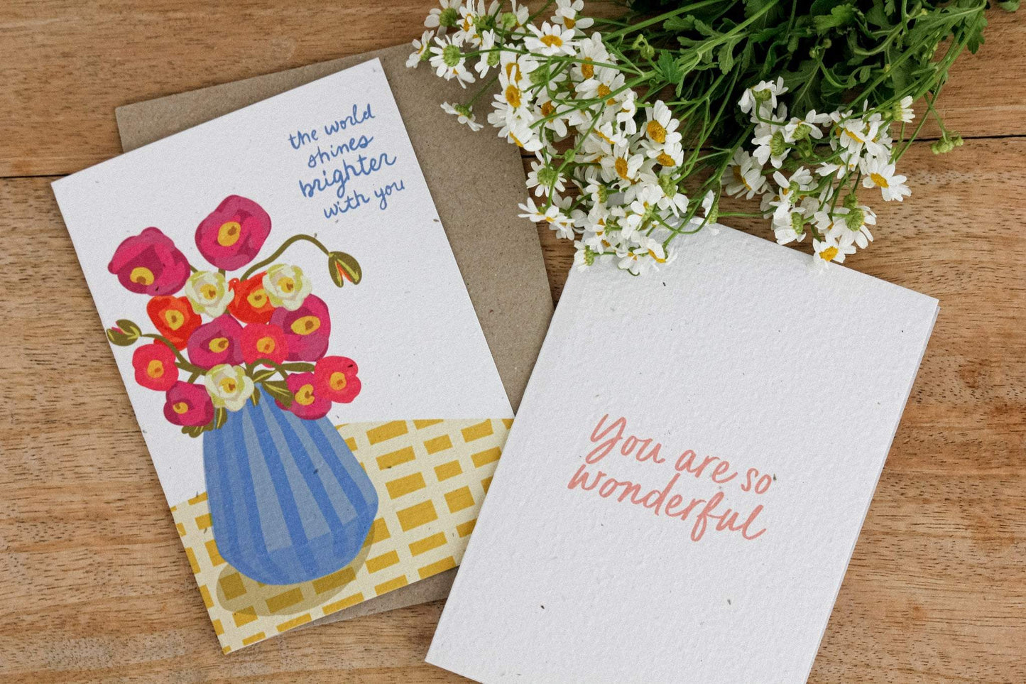 Hello Petal - Brighter with you Plantable Card