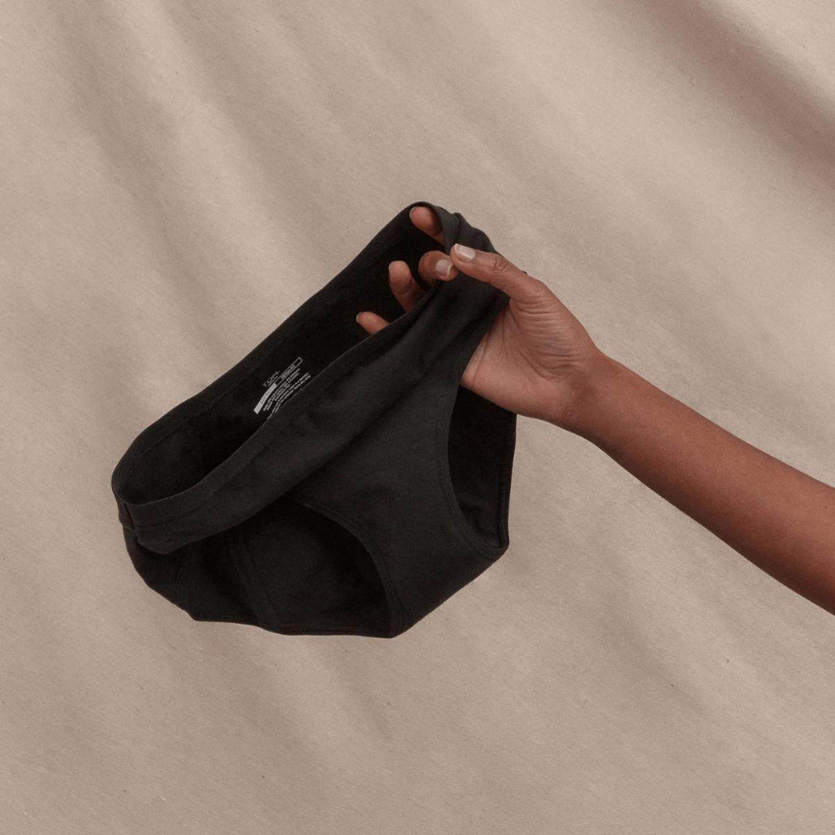 Tom Organic - Period Brief, Full brief heavy Basics Size 10 (Small)