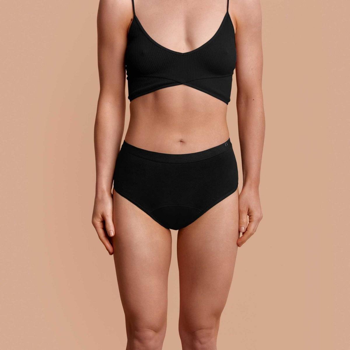 Tom Organic - Period Brief, Full brief heavy Basics Size 10 (Small)