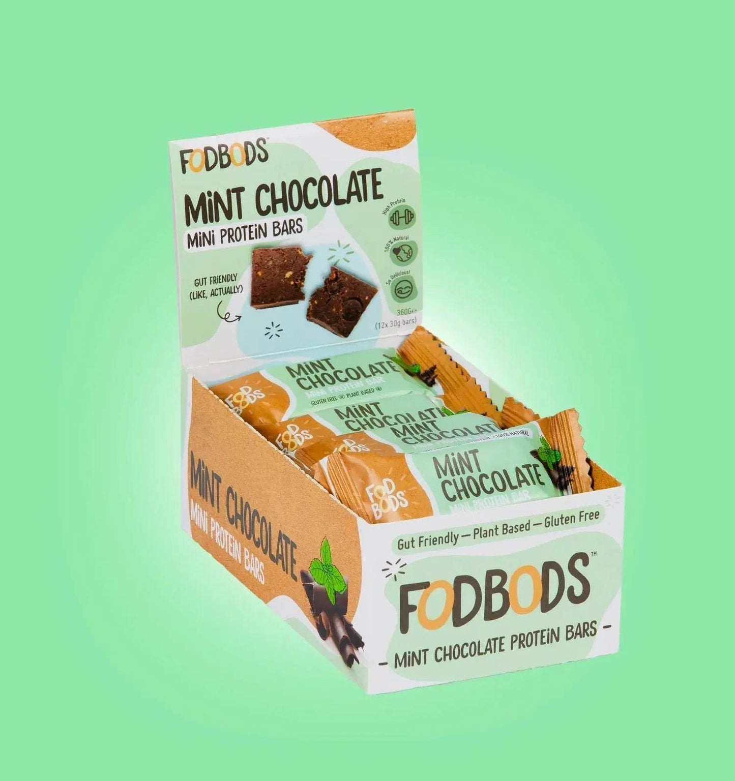 Fodbods - Mint Chocolate Protein Bar