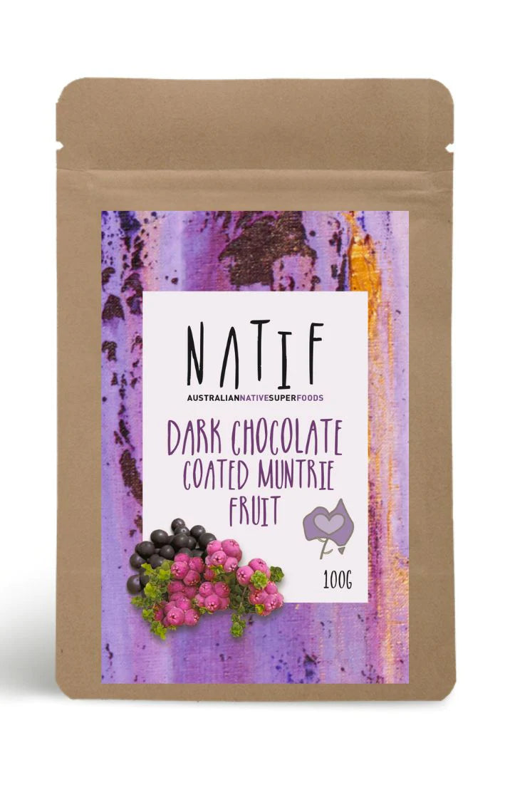 Natif - Dark Chocolate Coated Muntrie Fruit