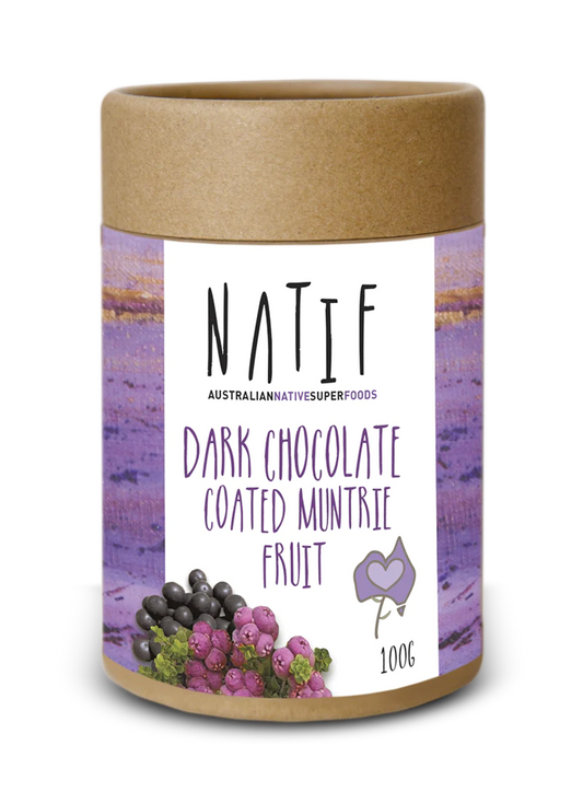 Natif - Dark Chocolate Coated Muntrie Fruit