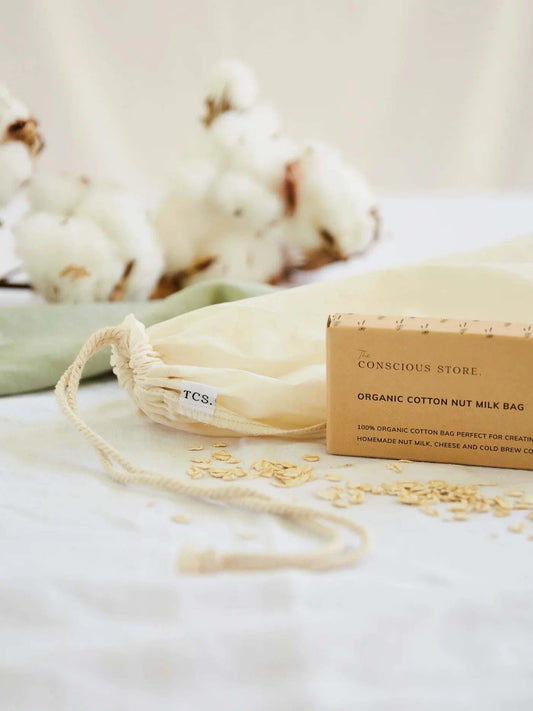 The Conscious Store - Organic Cotton Nut Milk Bag