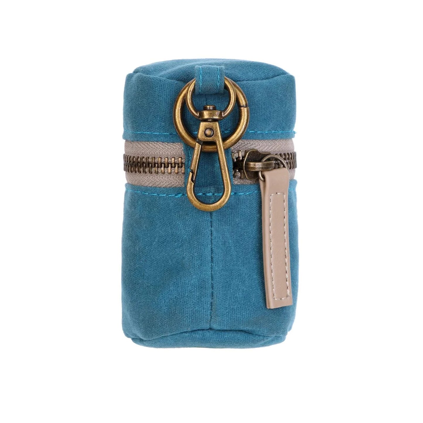Outback Tails - Waxed Canvas Pick-Up Bag Holder (blue)