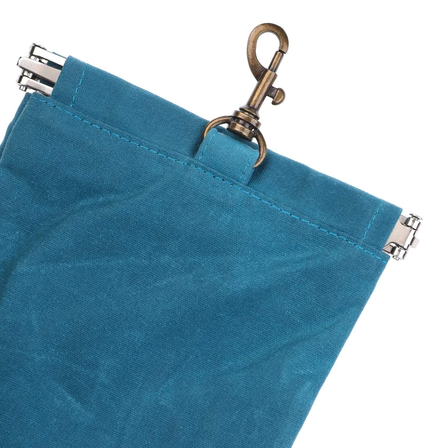 Outback Tails - Waxed Canvas Treat Pouch (blue)