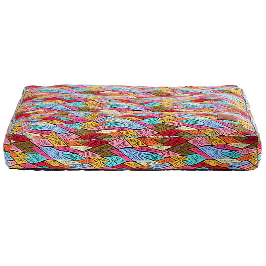 Outback Tails - Rectangular Therapeutic Dog Bed - Sand Dunes