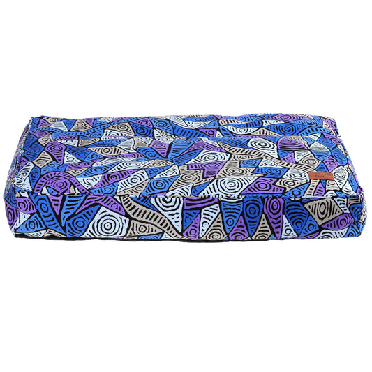 Outback Tails - Rectangular Therapeutic Dog Bed - Salt Lakes