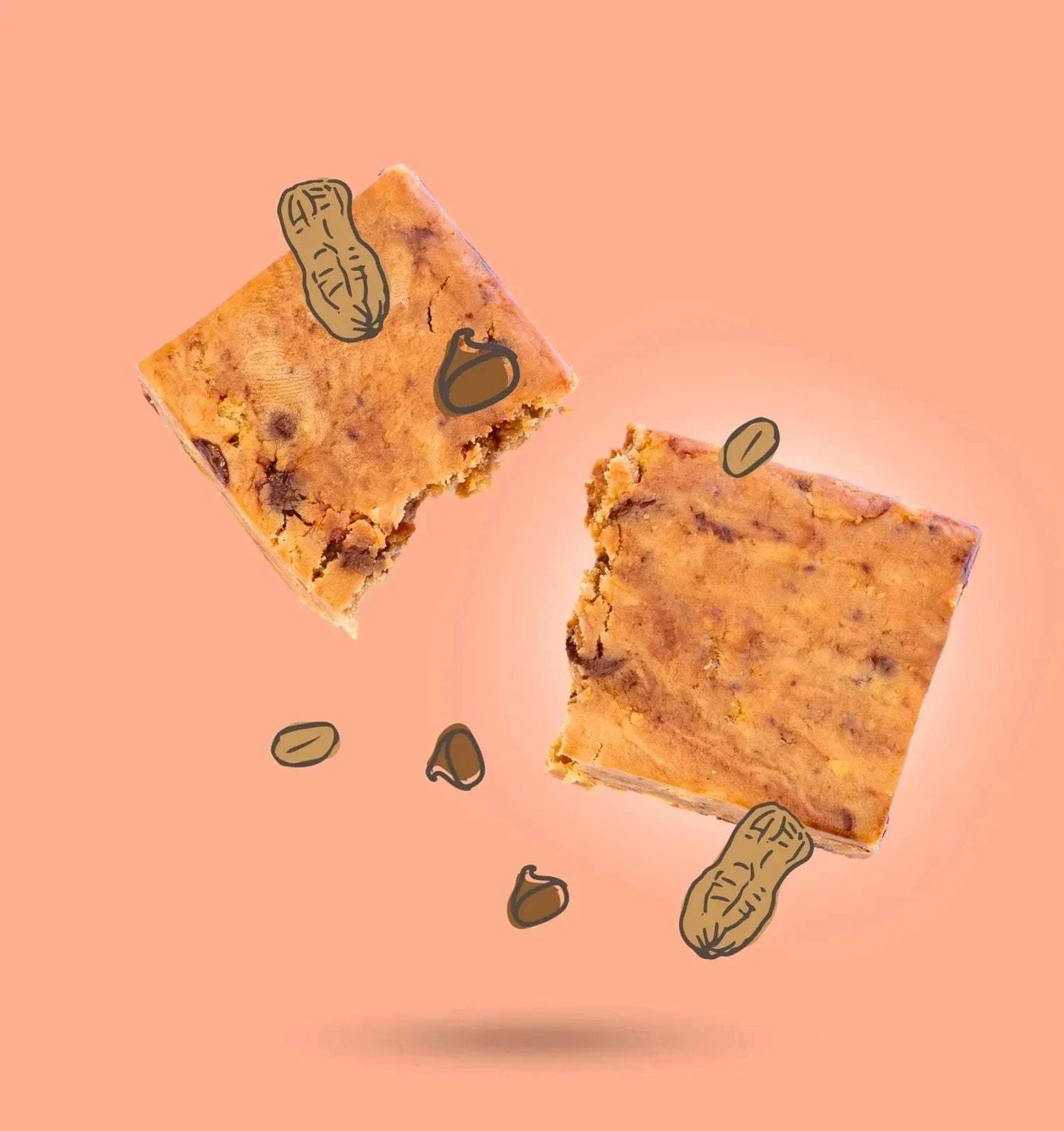 Fodbods - Peanut Choc Chunk Protein Bar