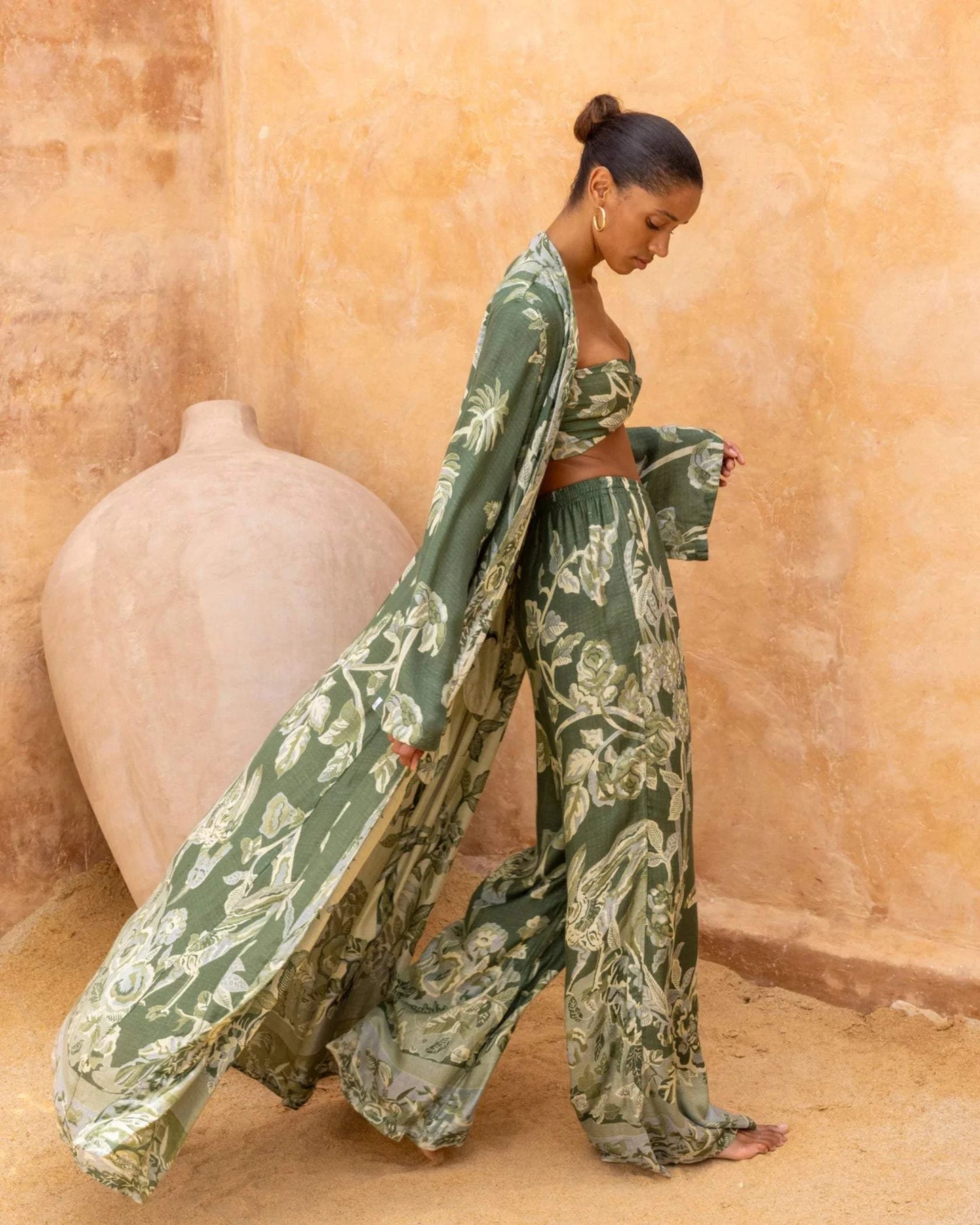 Brahmaki - Eco-Friendly Maxi Kaftan, Pureness of Heart