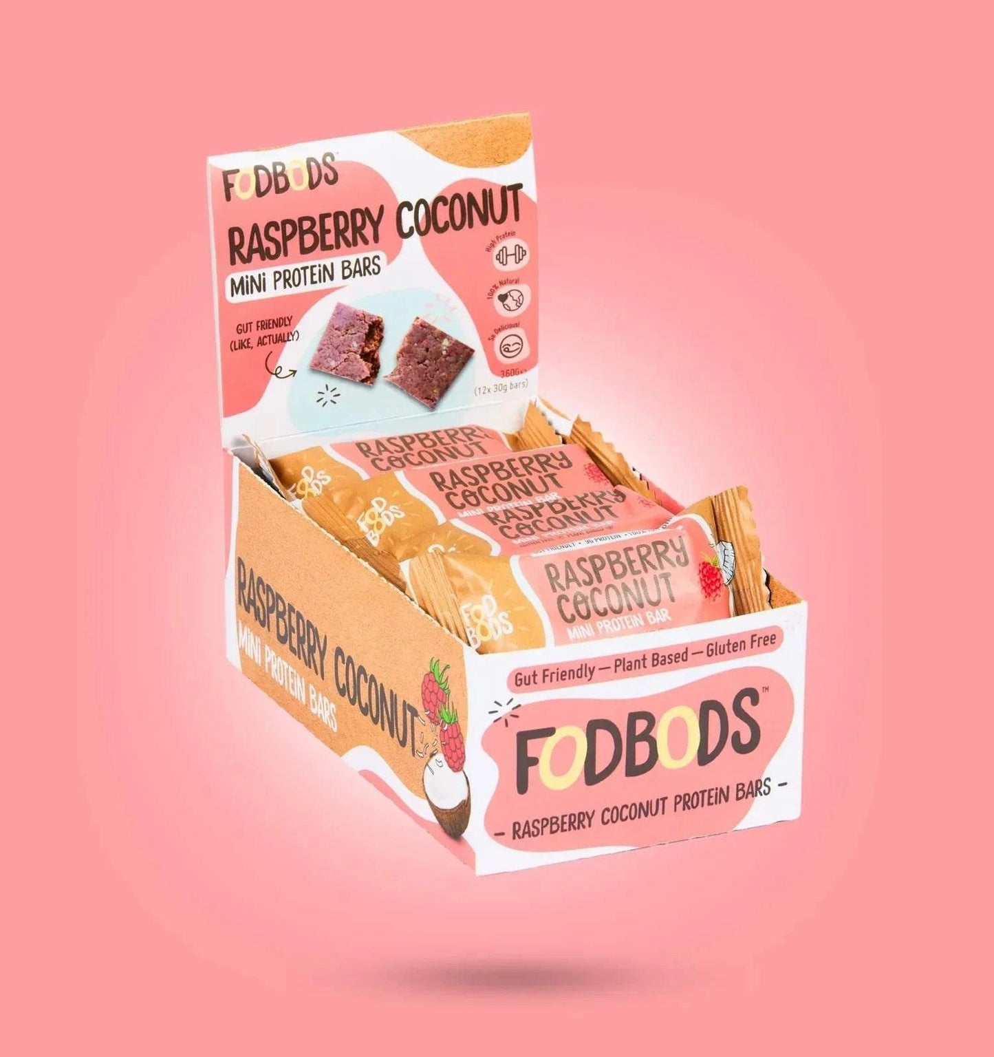 Fodbods - Raspberry Coconut Protein Bar