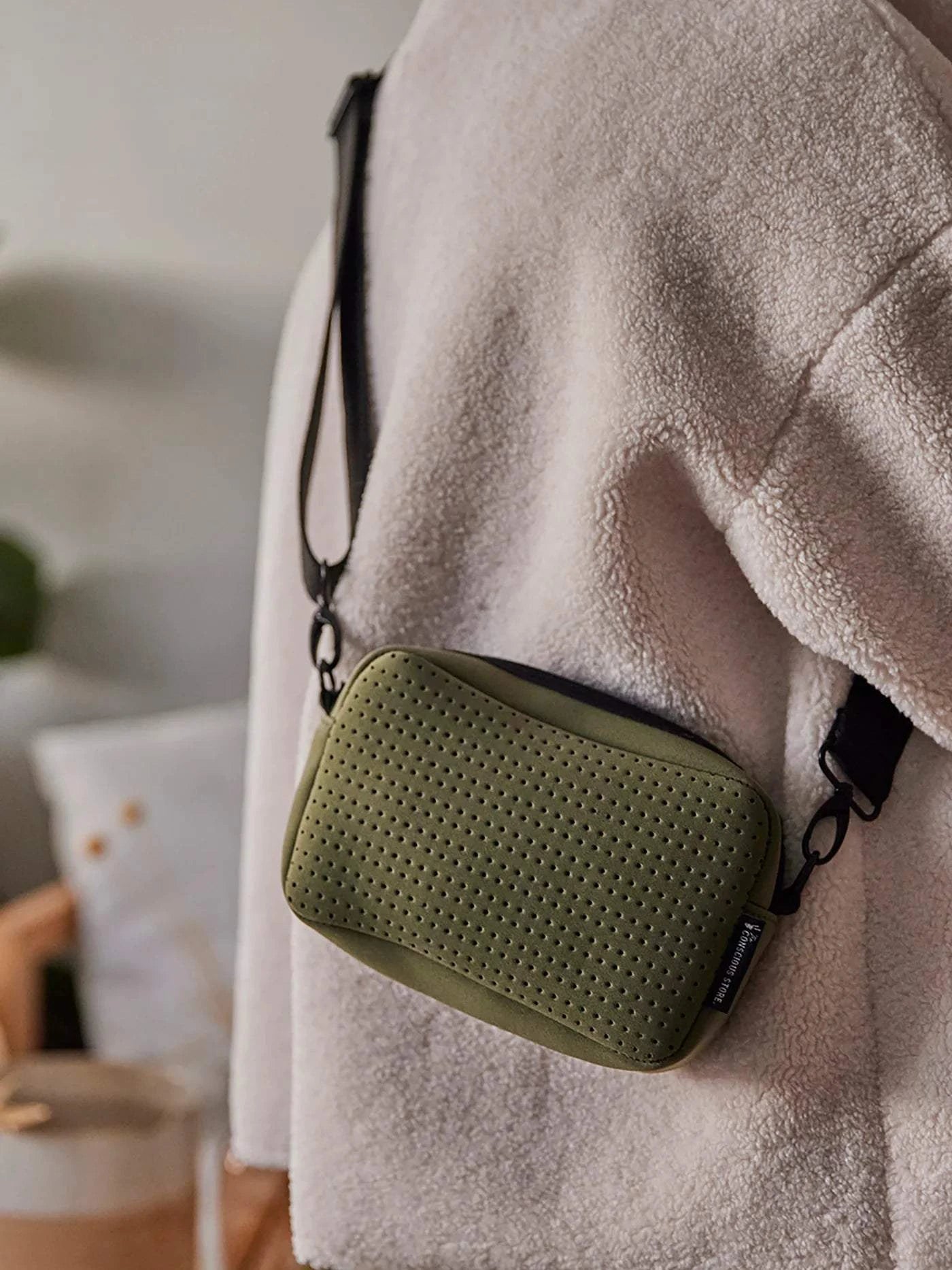 The Conscious Store - Recycled Neoprene Crossbody Bag