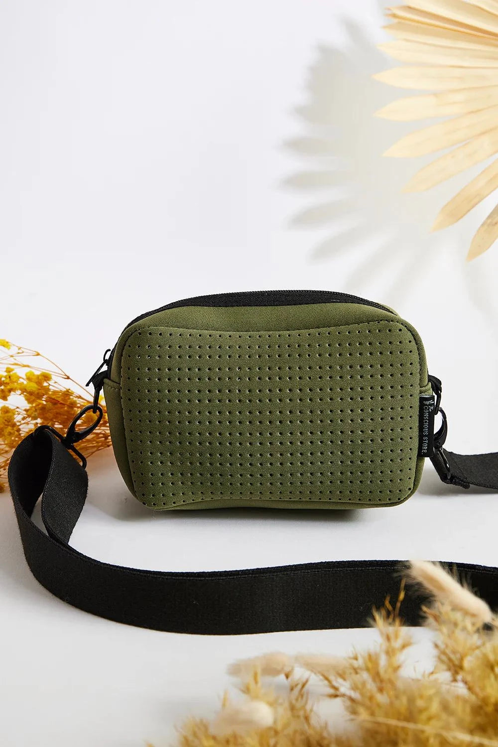 The Conscious Store - Recycled Neoprene Crossbody Bag