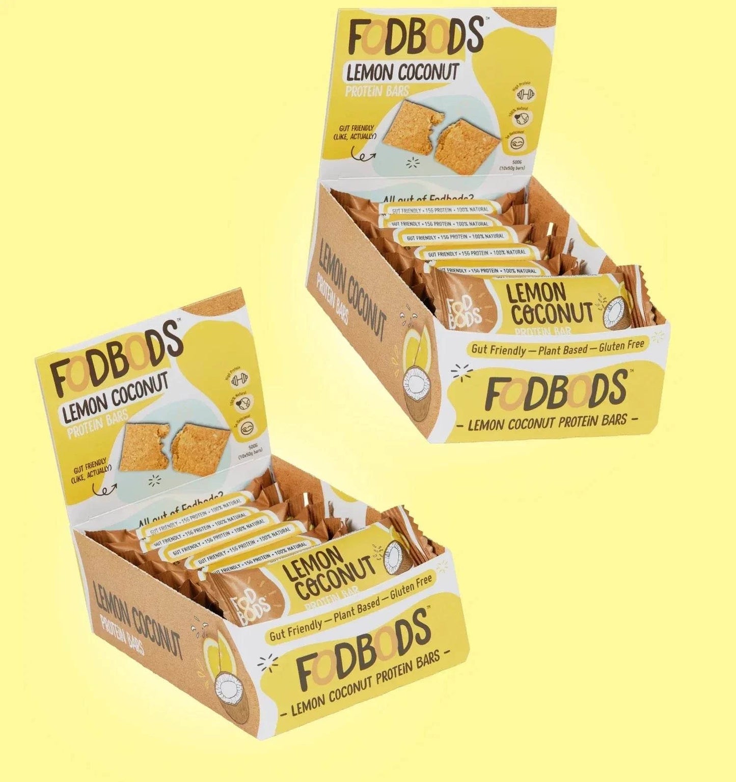 Fodbods - Lemon Coconut Protein Bar