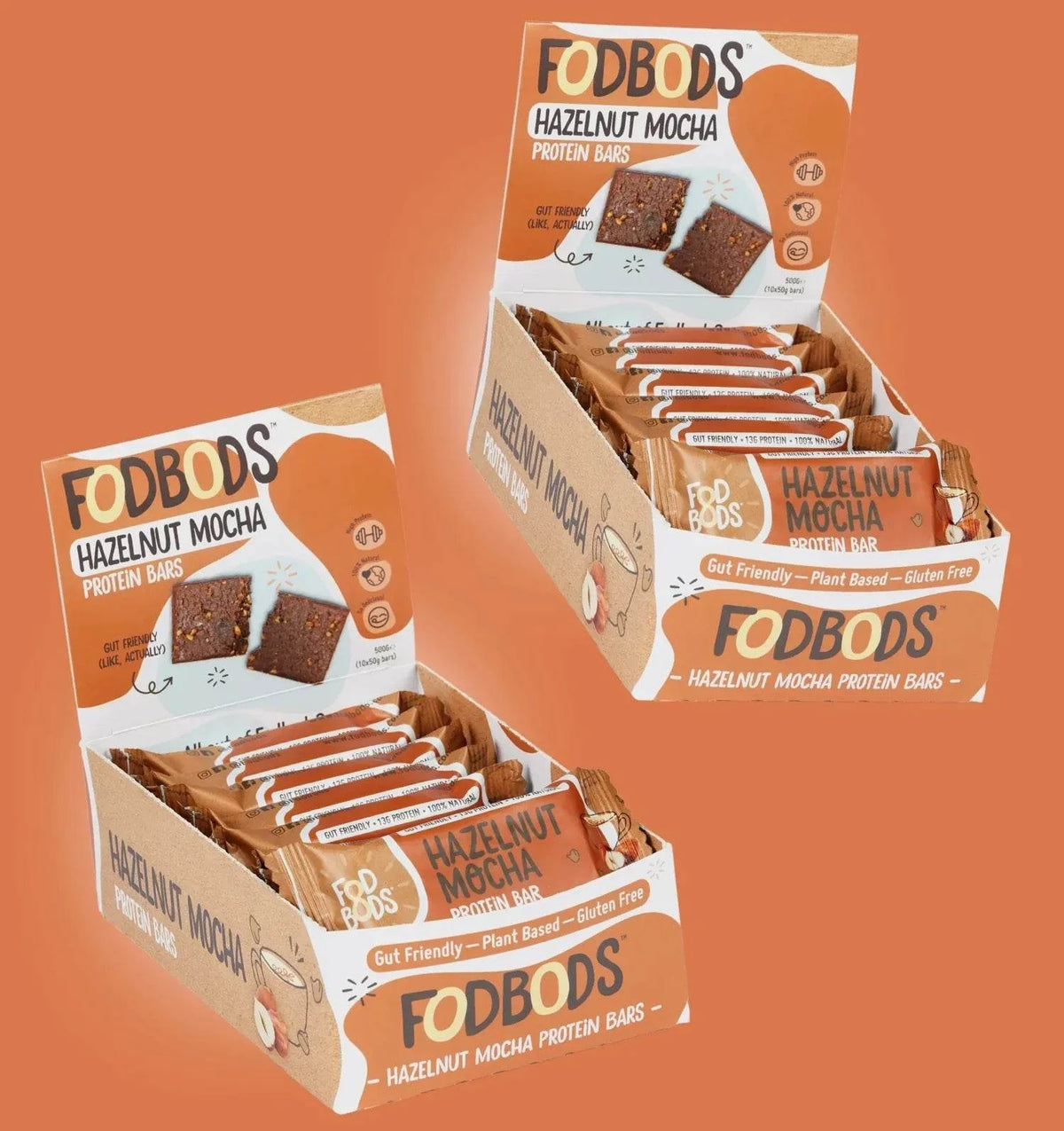 Fodbods - Hazelnut Mocha Protein Bar