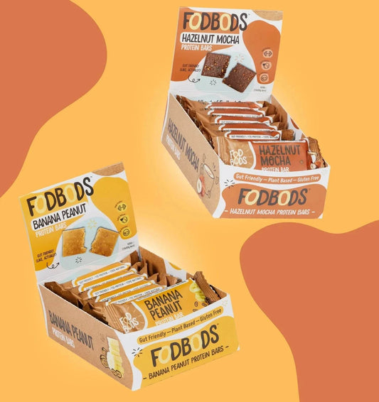 Fodbods - The Big Double Protein Bundle (Hazelnut Mocha and Banana Peanut)