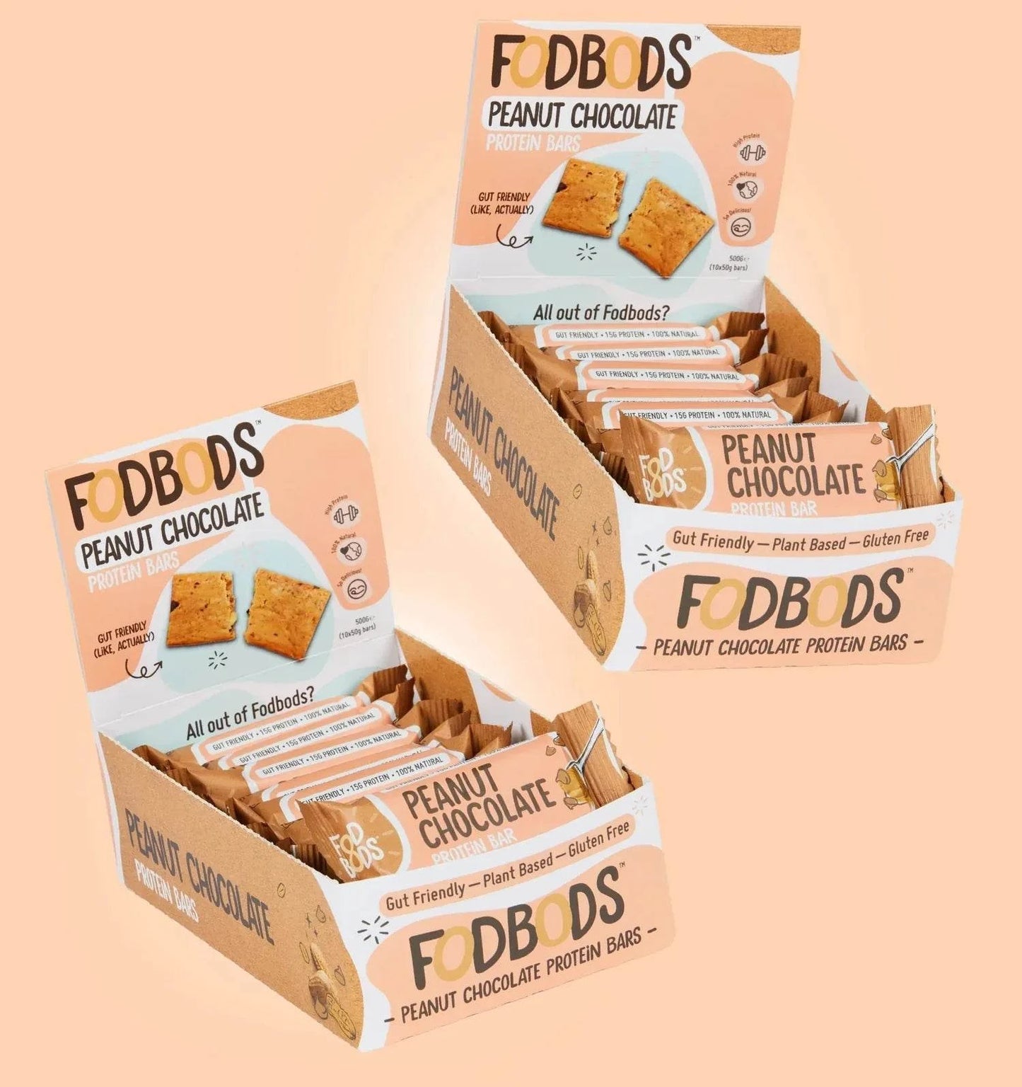 Fodbods - Peanut Choc Chunk Protein Bar
