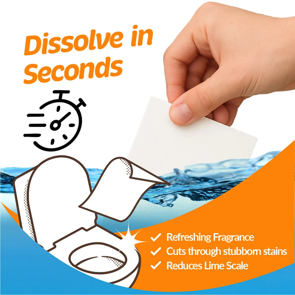 Eco Basics - NEW! Toilet Cleaning Sheets 40 Pack Eucalyptus