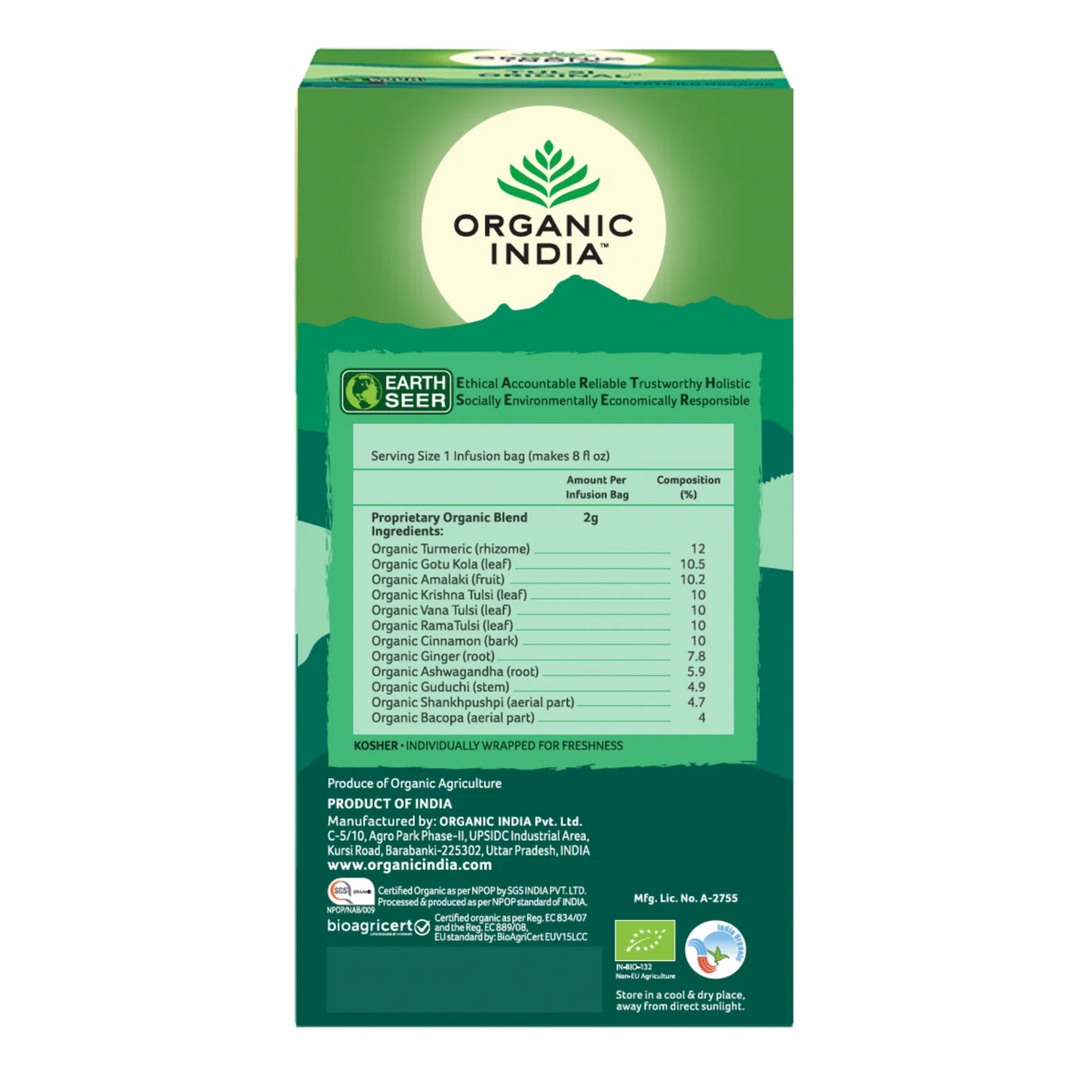 Organic India - NEW! Focus Tea