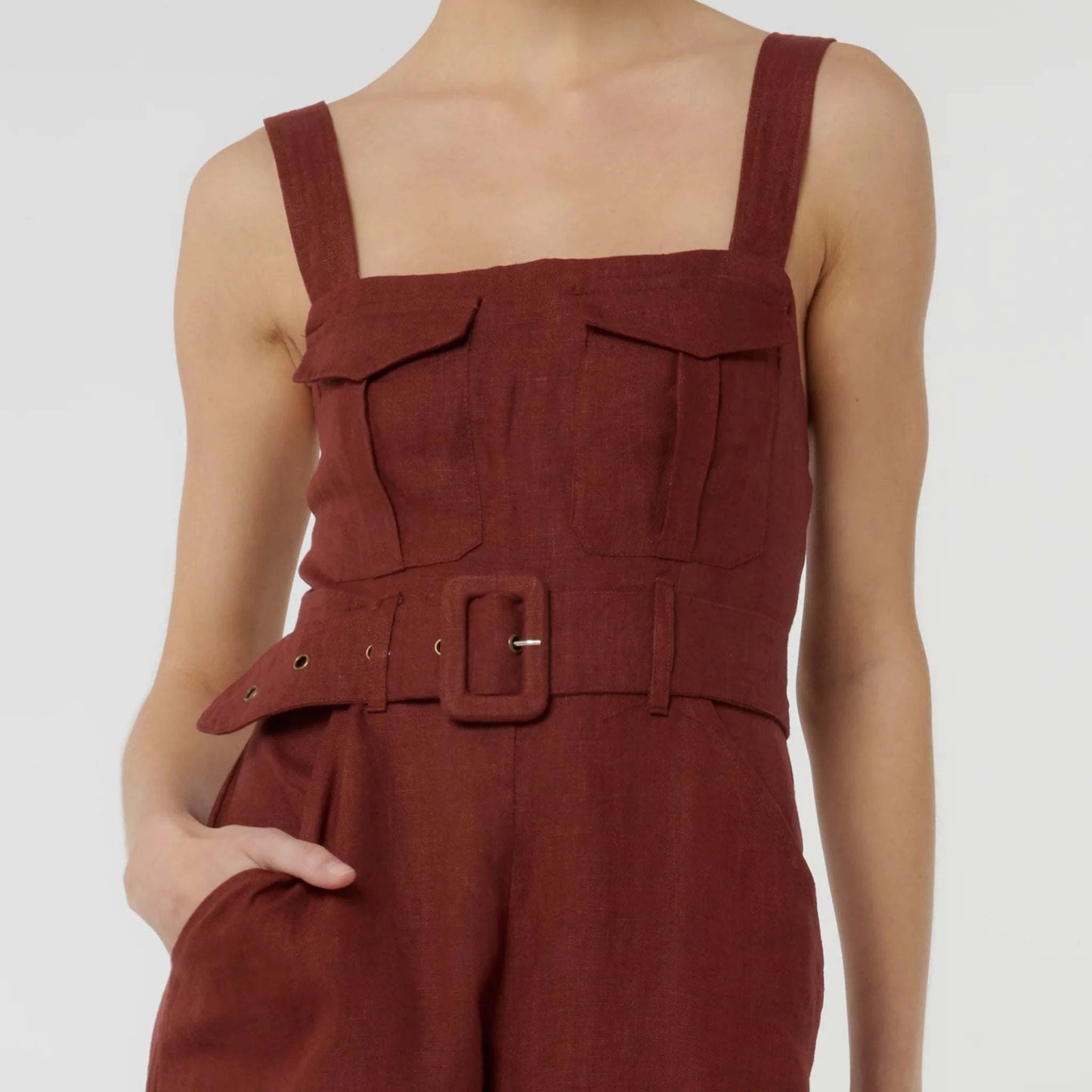 W.two - Signature Linen Jumpsuit