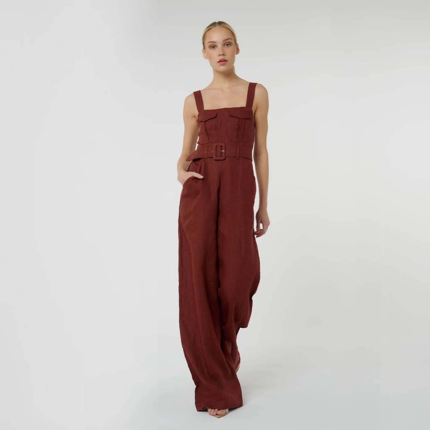 W.two - Signature Linen Jumpsuit