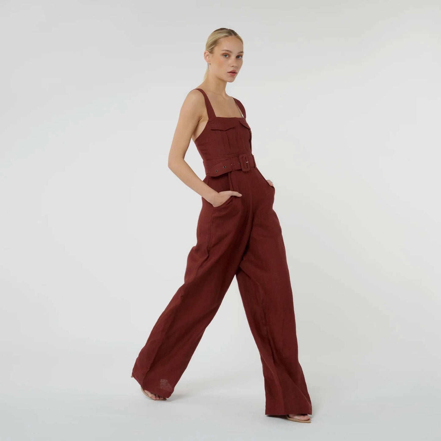 W.two - Signature Linen Jumpsuit