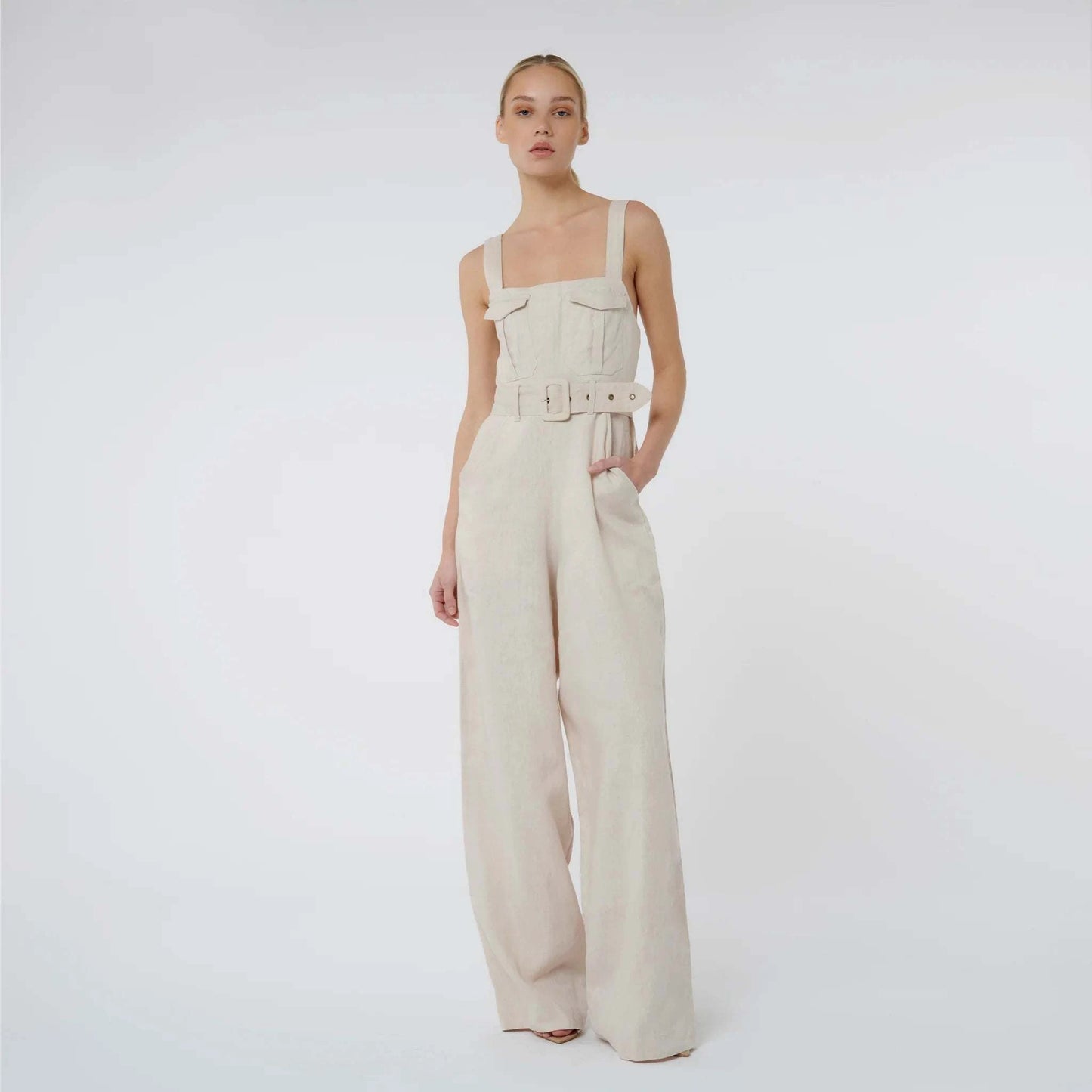 W.two - Signature Linen Jumpsuit