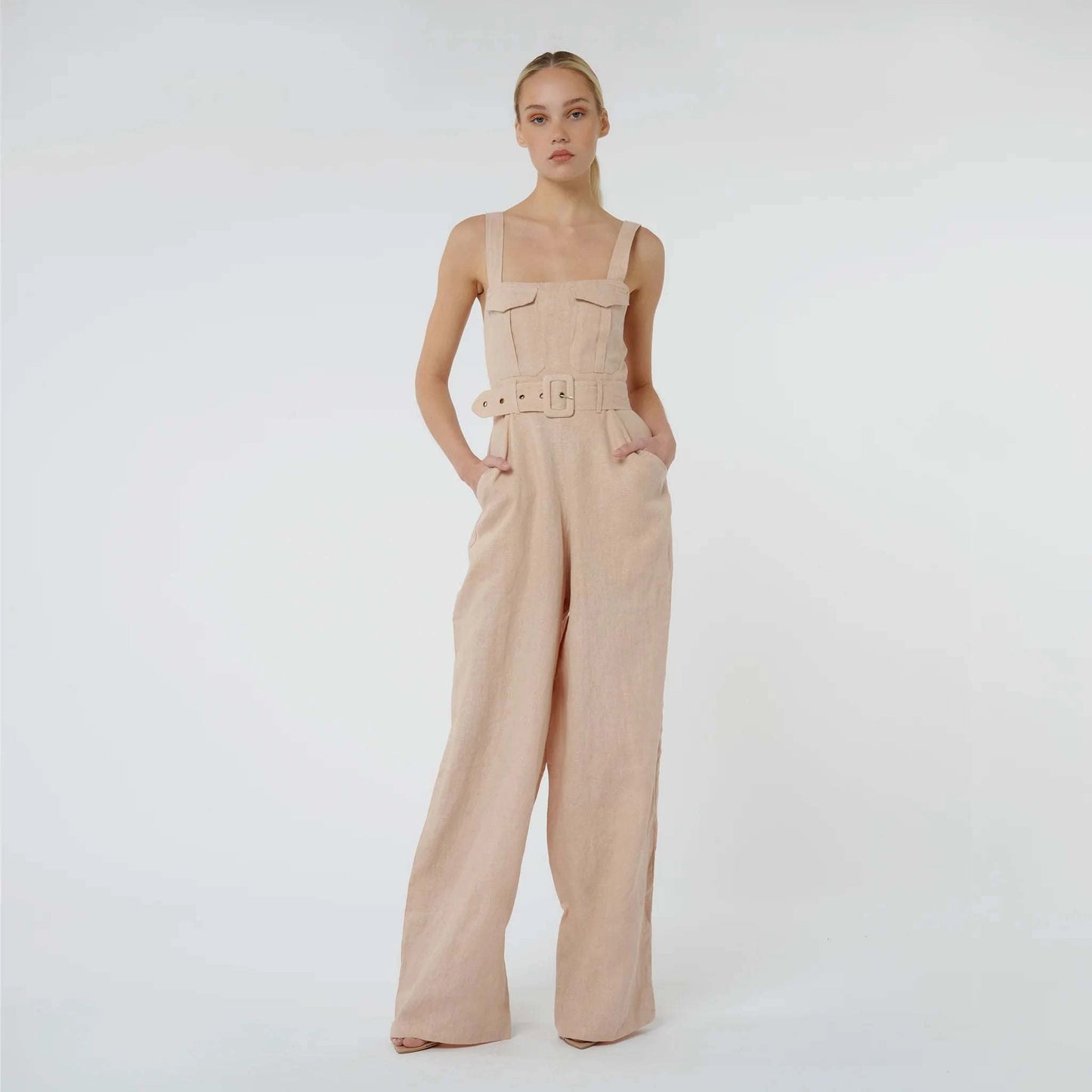 W.two - Signature Linen Jumpsuit