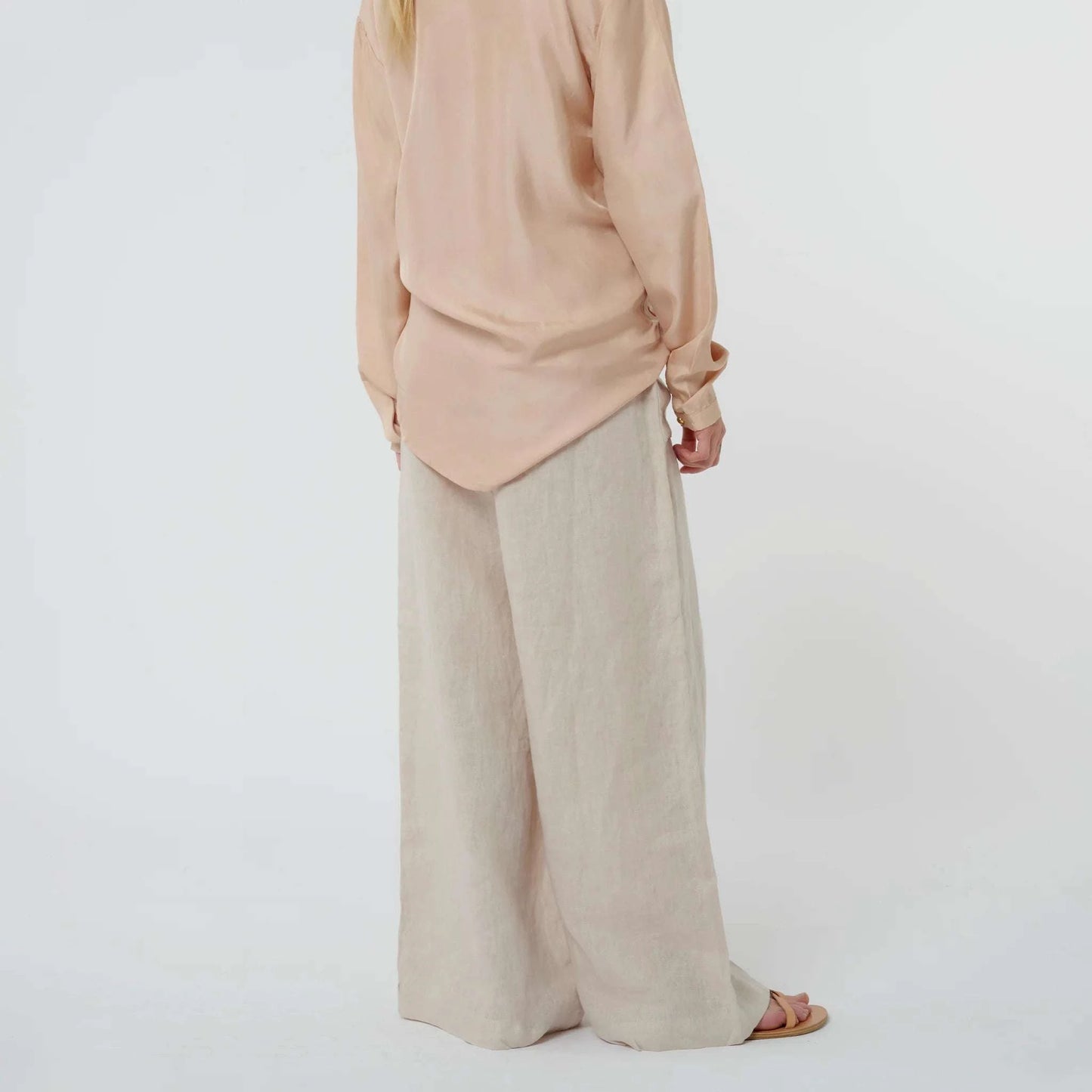 W.two - Signature Linen Wide Trouser