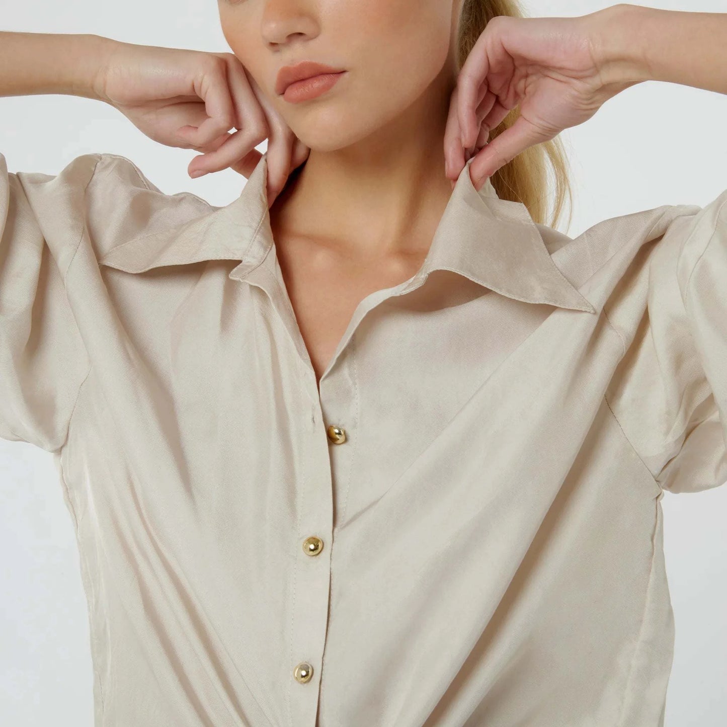 W.two - Signature Silk Blouse