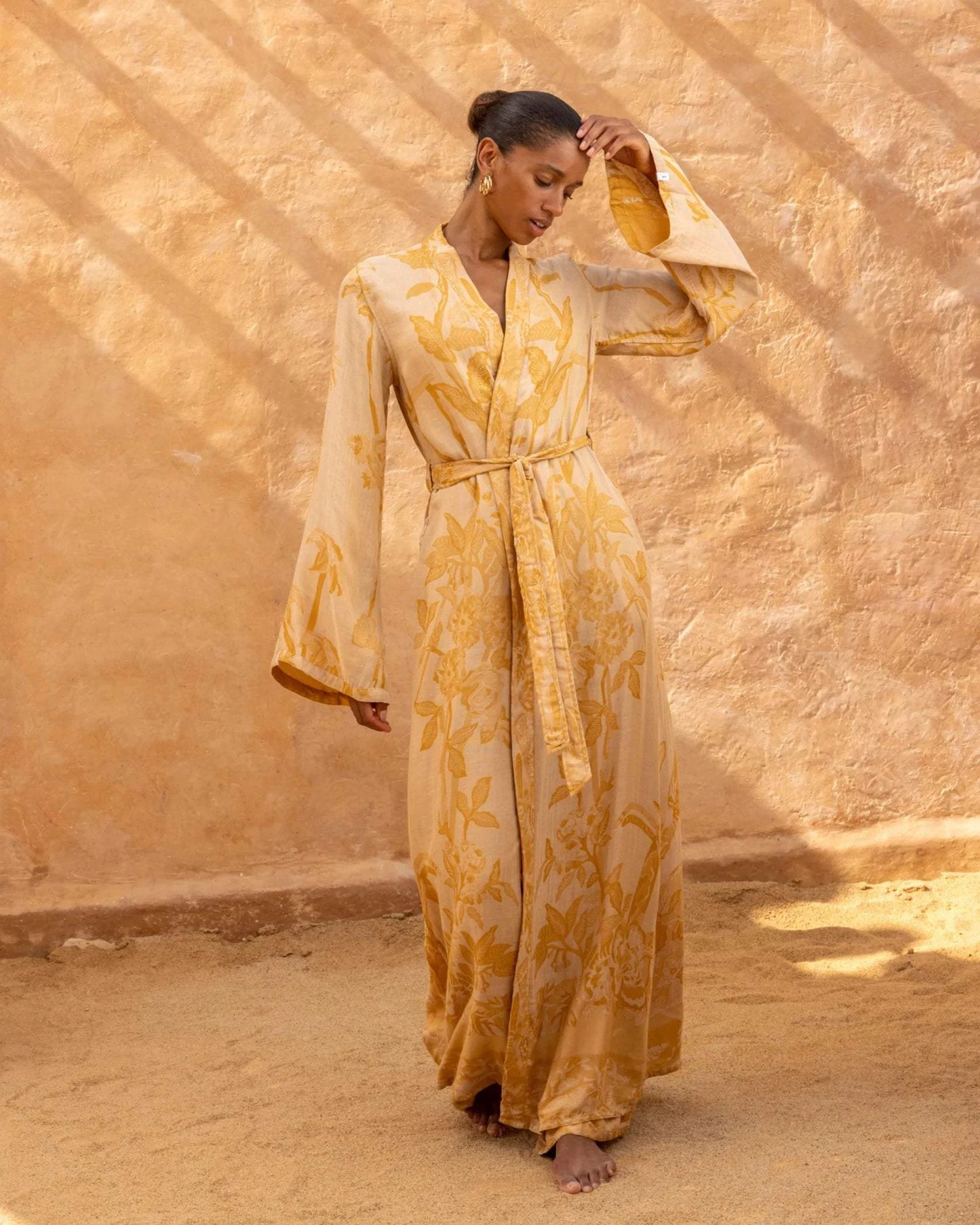 Brahmaki - Eco-Friendly Maxi Kaftan, Whispers of Cleopatra