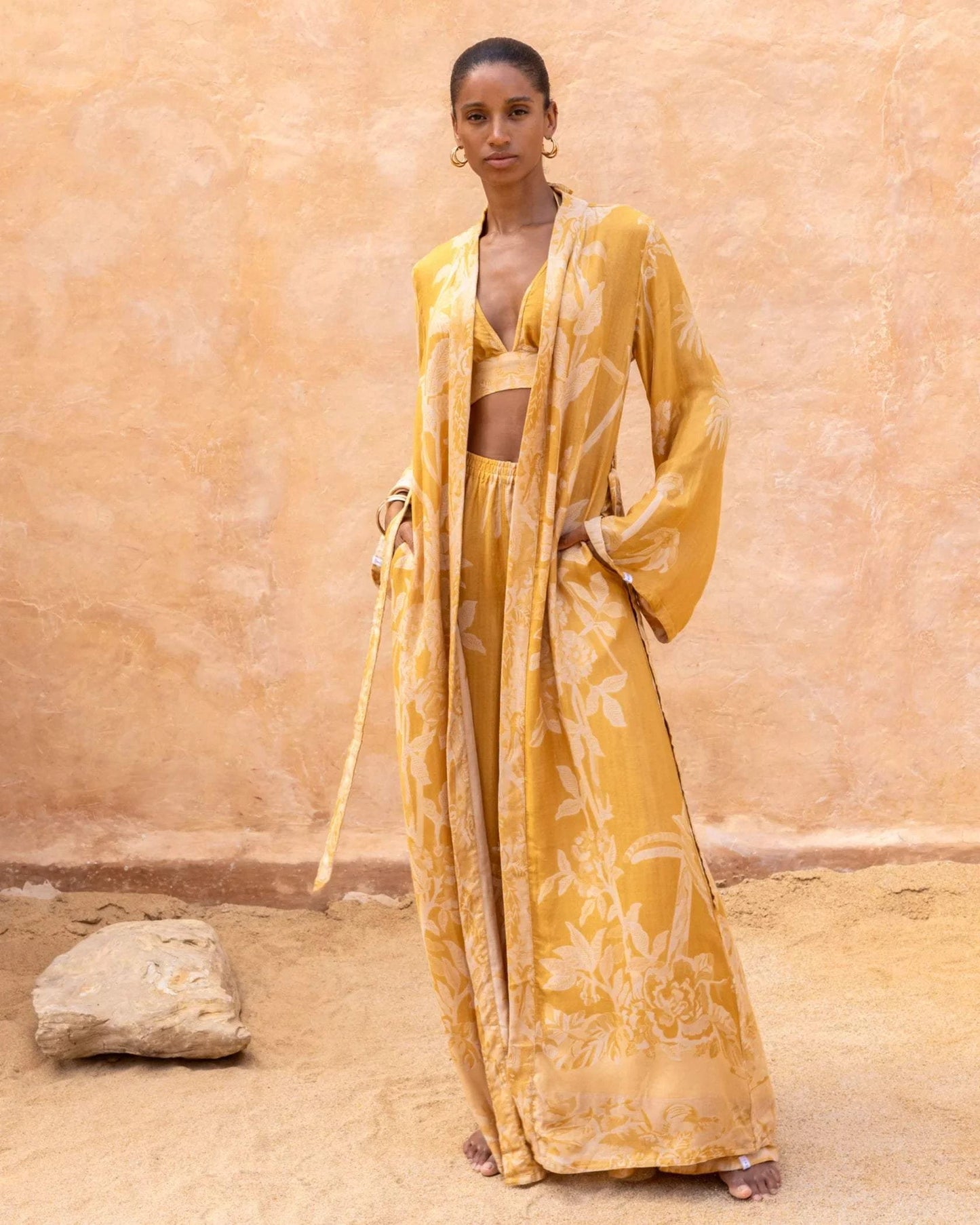 Brahmaki - Eco-Friendly Maxi Kaftan, Whispers of Cleopatra