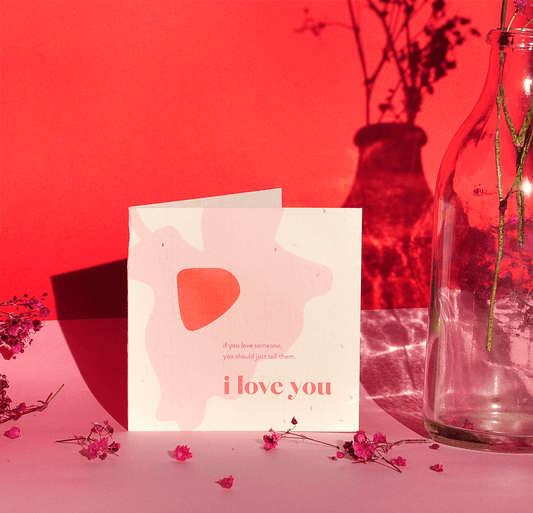 I Love You Plantable Greeting Card