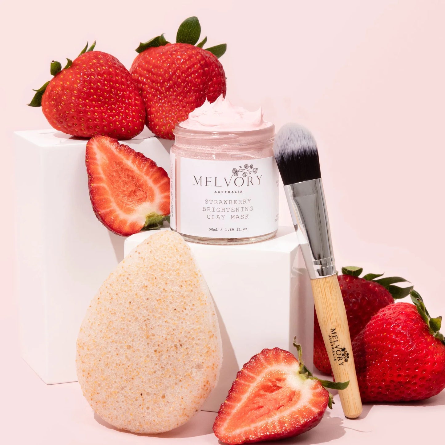 Melvory - Strawberry Sundae Brightening Clay Mask Bundle