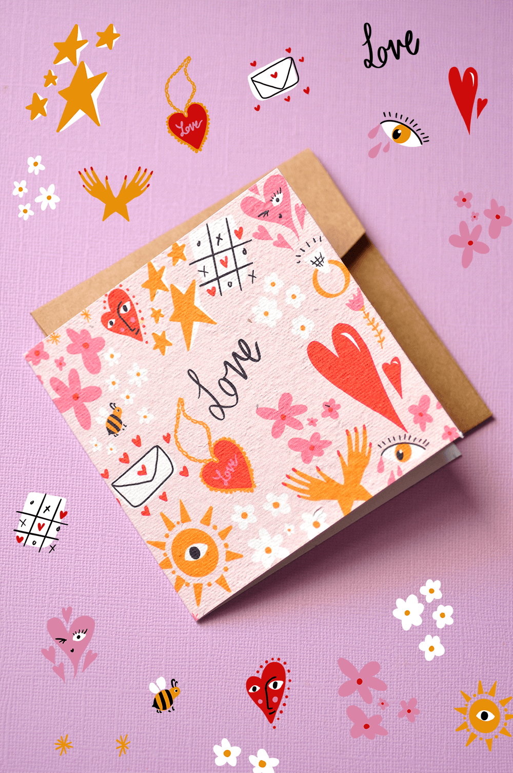 Lost in Love Plantable Greeting Card