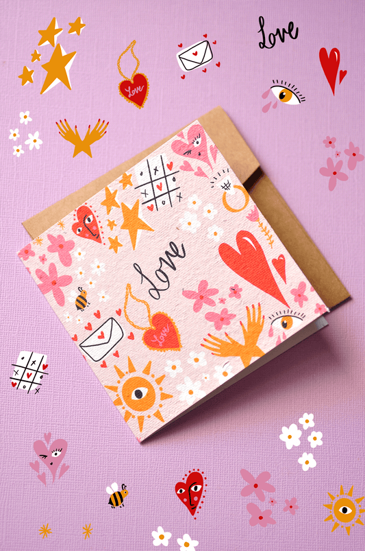 Lost in Love Plantable Greeting Card