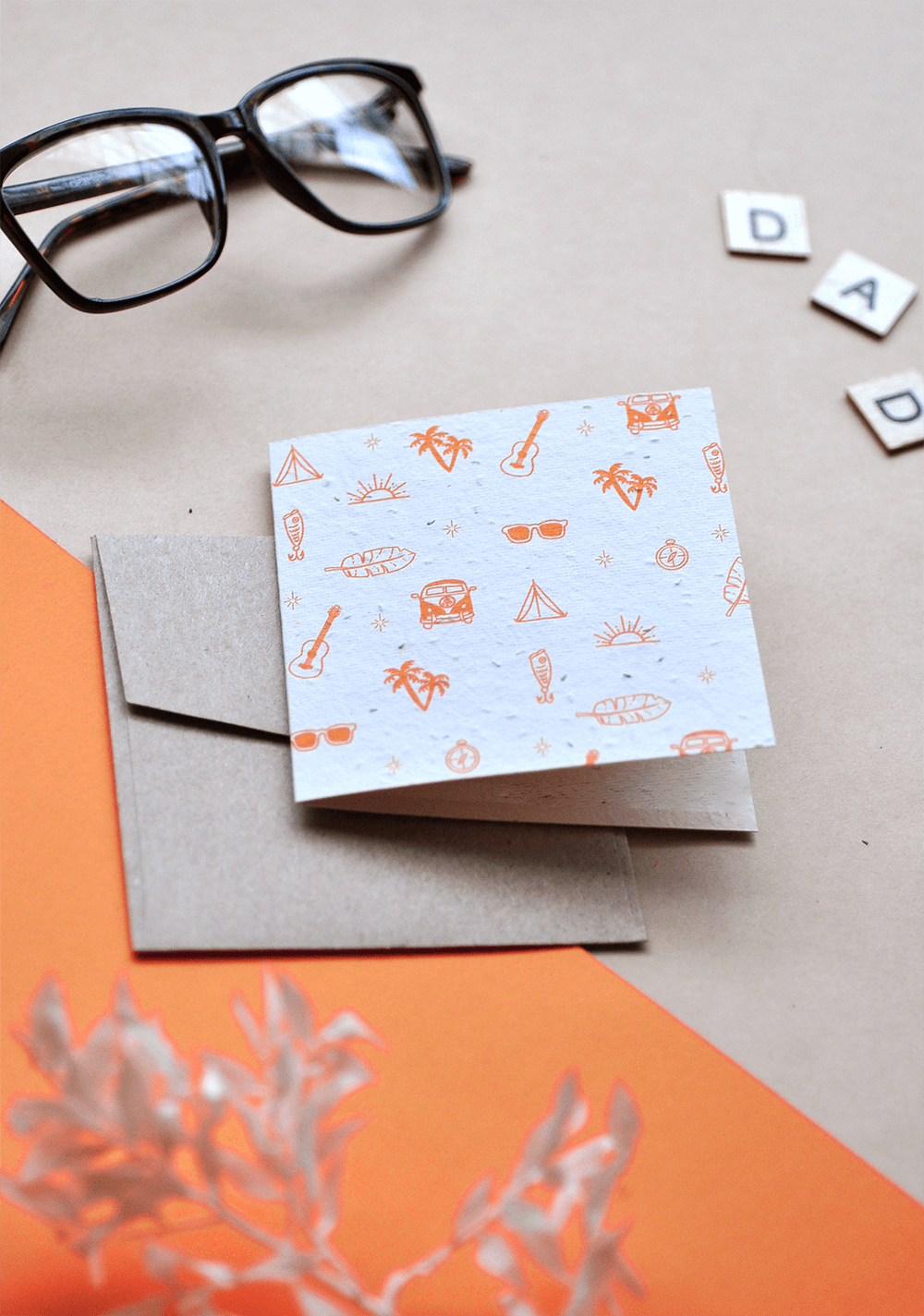 Sunset Dude Plantable Greeting Card