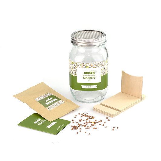 Urban Greens - Sprout Jar Kit (Radish)