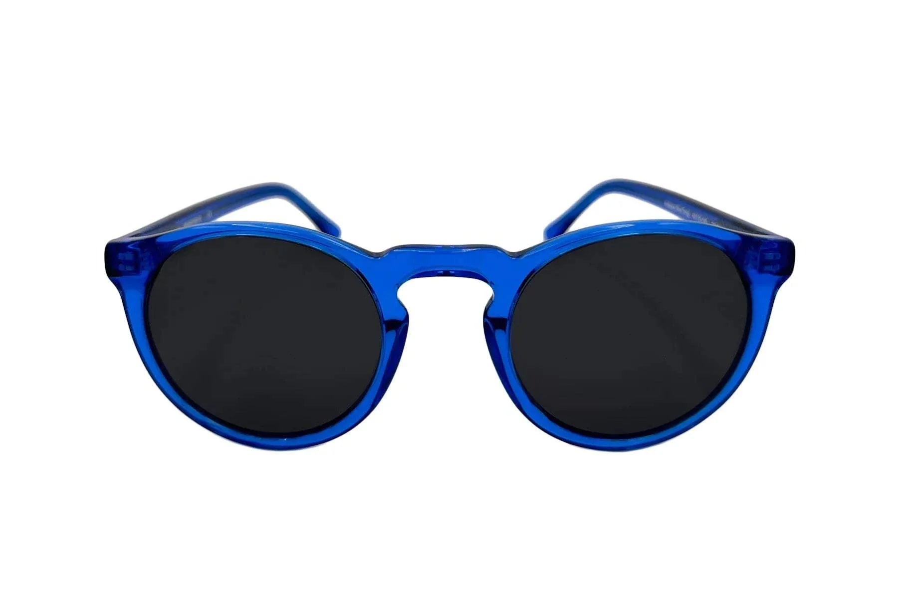 Ozeano Wategoes Sunglasses blue polarised aviator design, sustainable Italian bio-acetate.